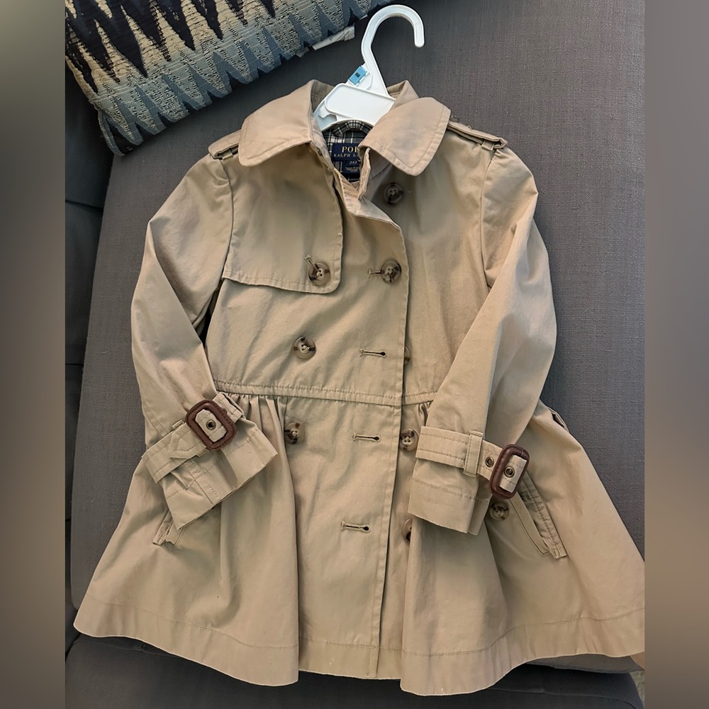 Ralph Lauren KIDS | Trench Coat | size 2T | RL Lauren Tan